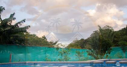 Country house with heated pool and huge backyard.