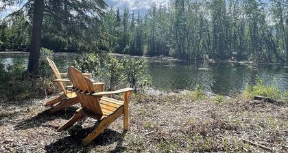 Modern Rustic Cabin with Denali View