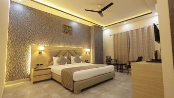 Superior Double Room | Premium bedding, desk, laptop workspace, blackout curtains