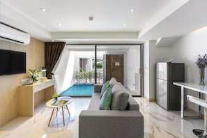 Executive Suite With Pool Access | Minibar, in-room safe, desk, free WiFi - The Beachfront Hotel Phuket (Rawai)