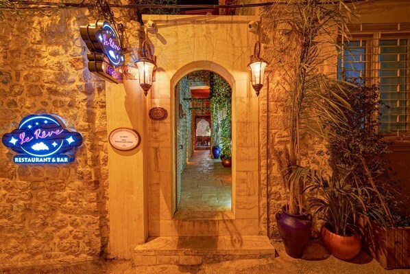 Interior entrance