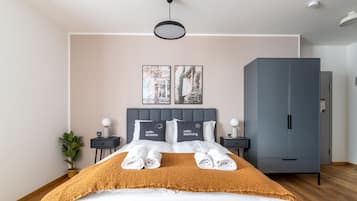 Suite (limehome Villach Gerbergasse) | 1 camera, una scrivania, Wi-Fi gratuito, lenzuola