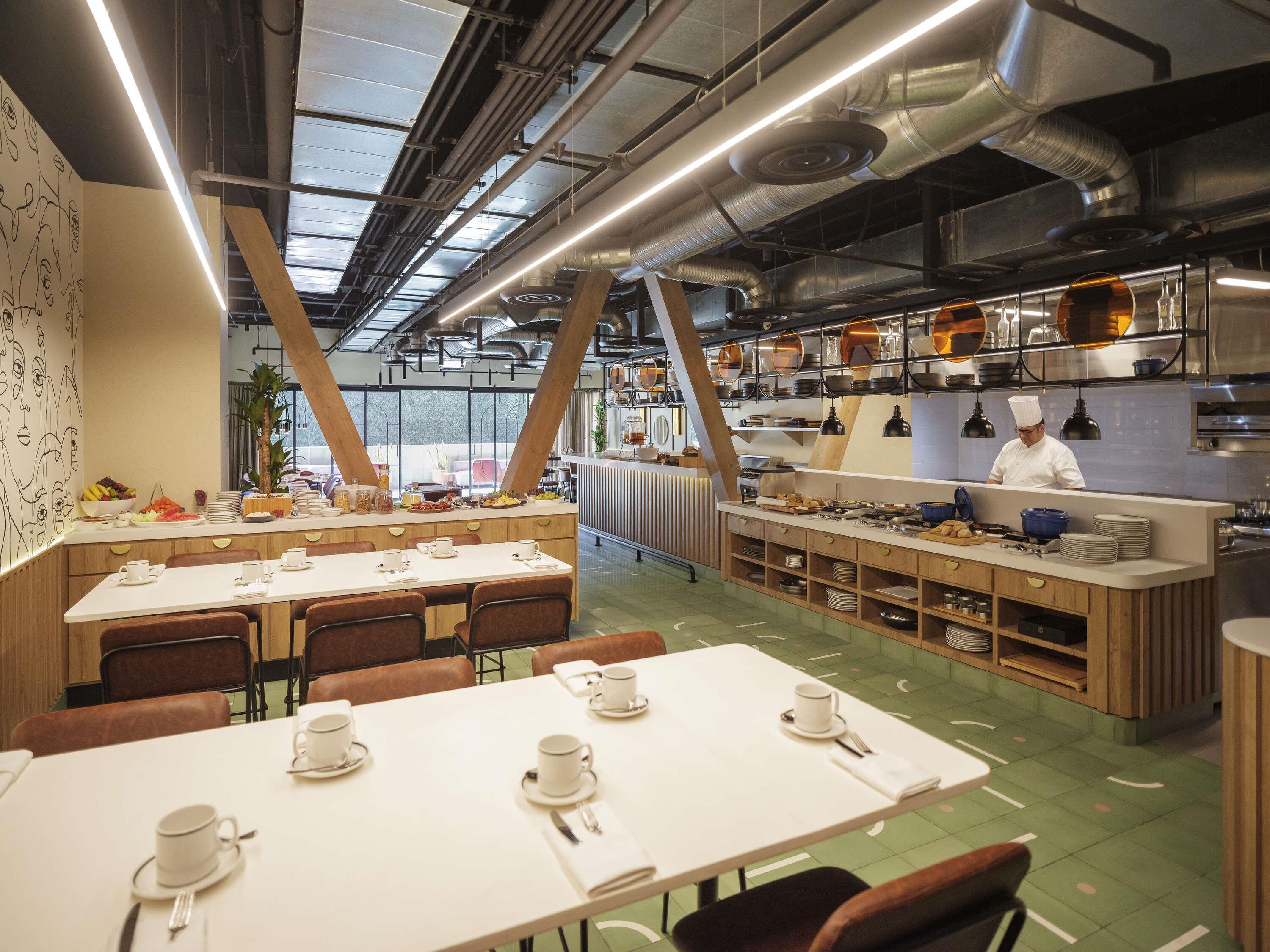 Daily buffet breakfast (MXN 365 per person)