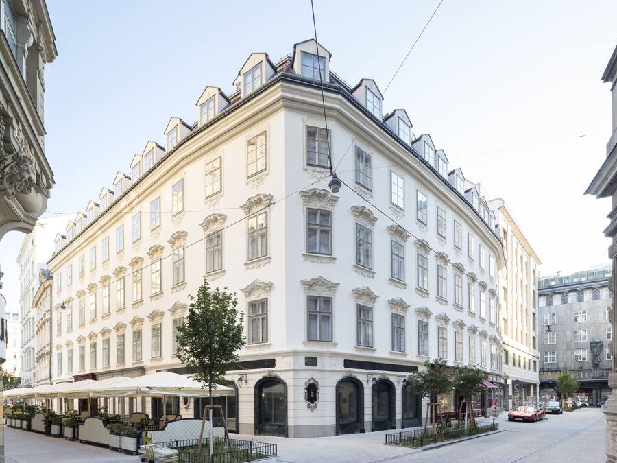 Voorkant van accommodatie