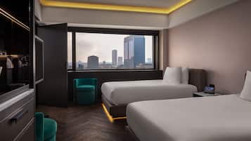 Een minibar, een kluis op de kamer, verduisterende gordijnen