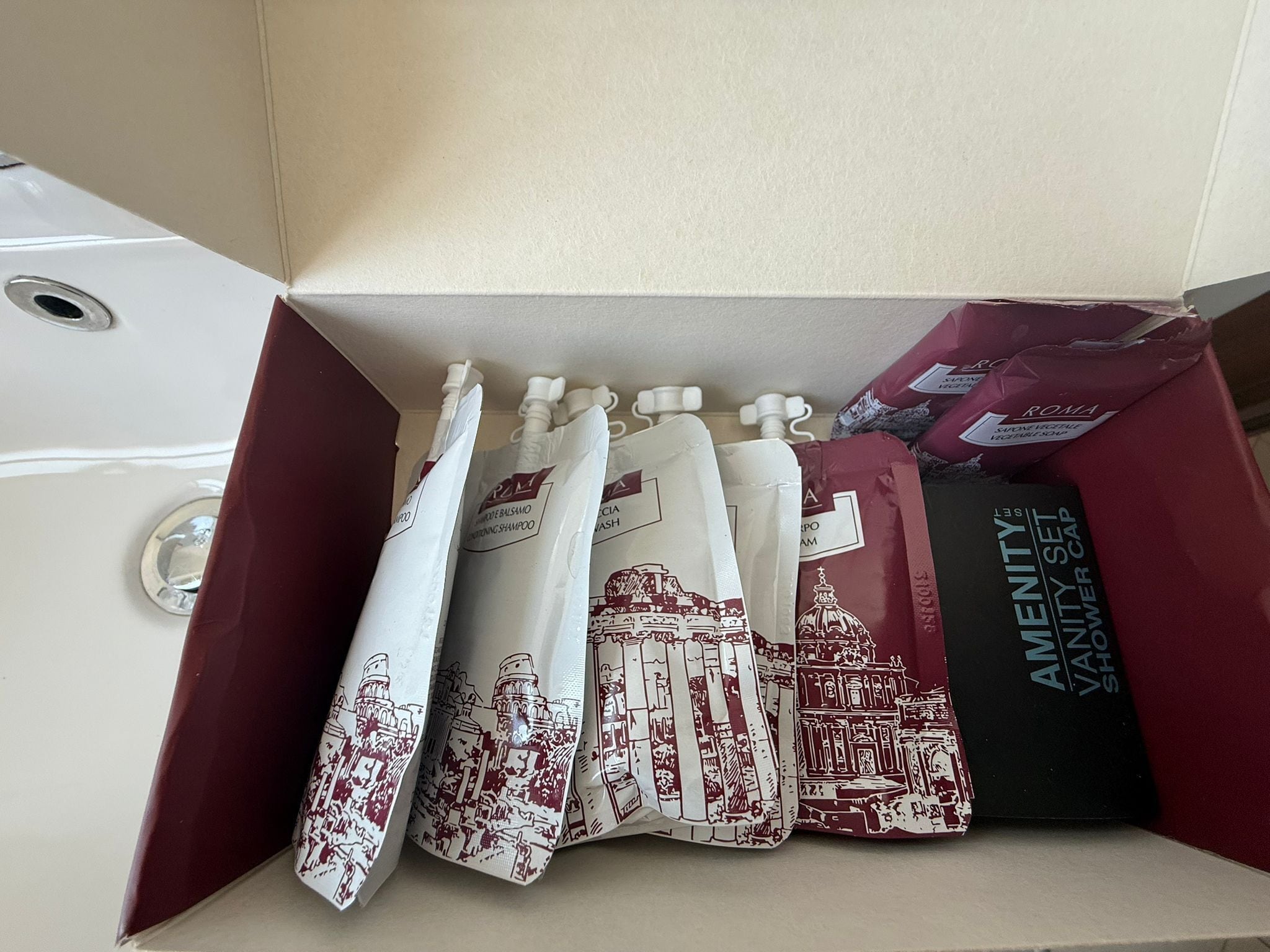 superior double or twin room | bathroom | shower, designer toiletries, hair dryer, soap