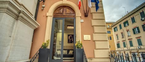 Voorkant van accommodatie