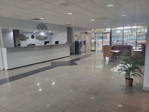 Sitteområde i lobbyen