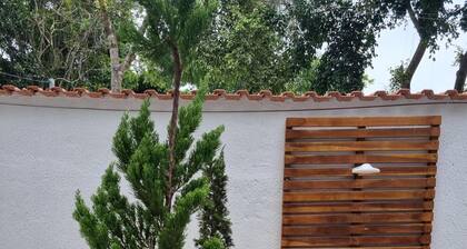 Two minutes from the beach. House in the middle of nature. 500m of private area.