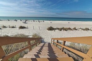 On the beach