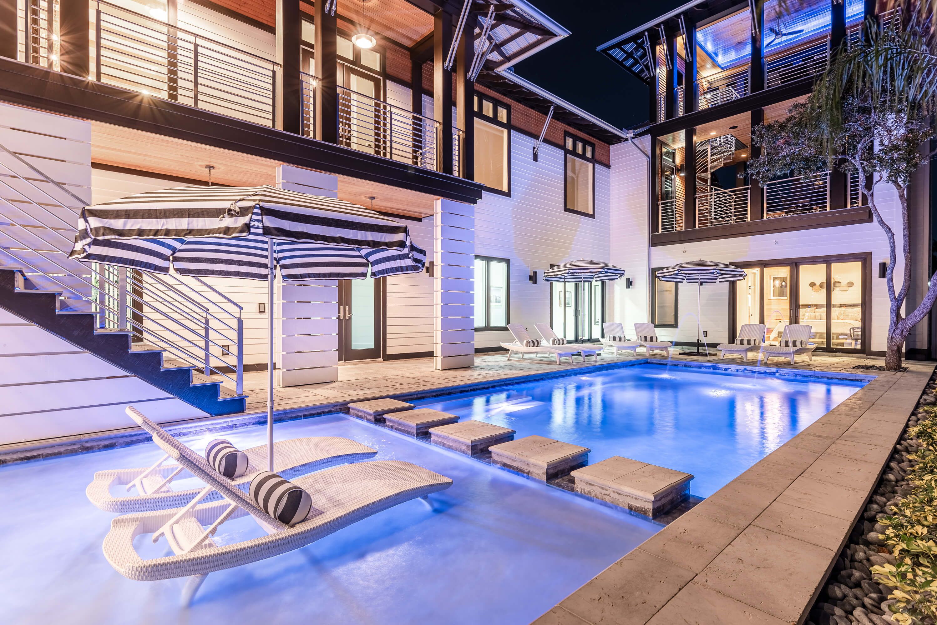 Luxury Gulf Views Mansion w Heated Pool and Cart