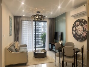 Luxury Apartment | Living area - Smart City Vinhomes Nam Tu Liem Apartment  (Hanoi)