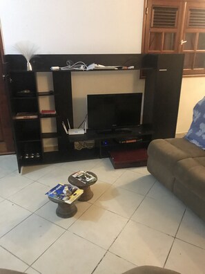 Living area - Caribbean villa close to the sea, with private pool. Autonomous arrival (Sainte-Anne)