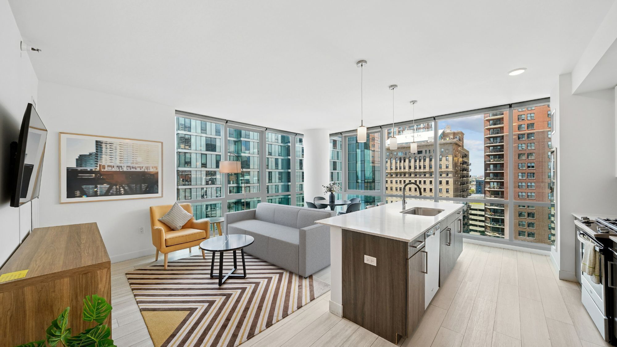 Lägenhet Premium - 1 sovrum | Eget kök | Ugn, spishäll, diskmaskin och kaffe- och tebryggare