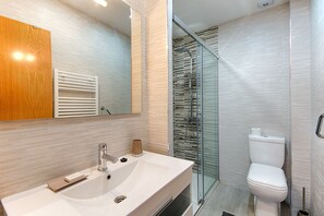 Shower, hair dryer