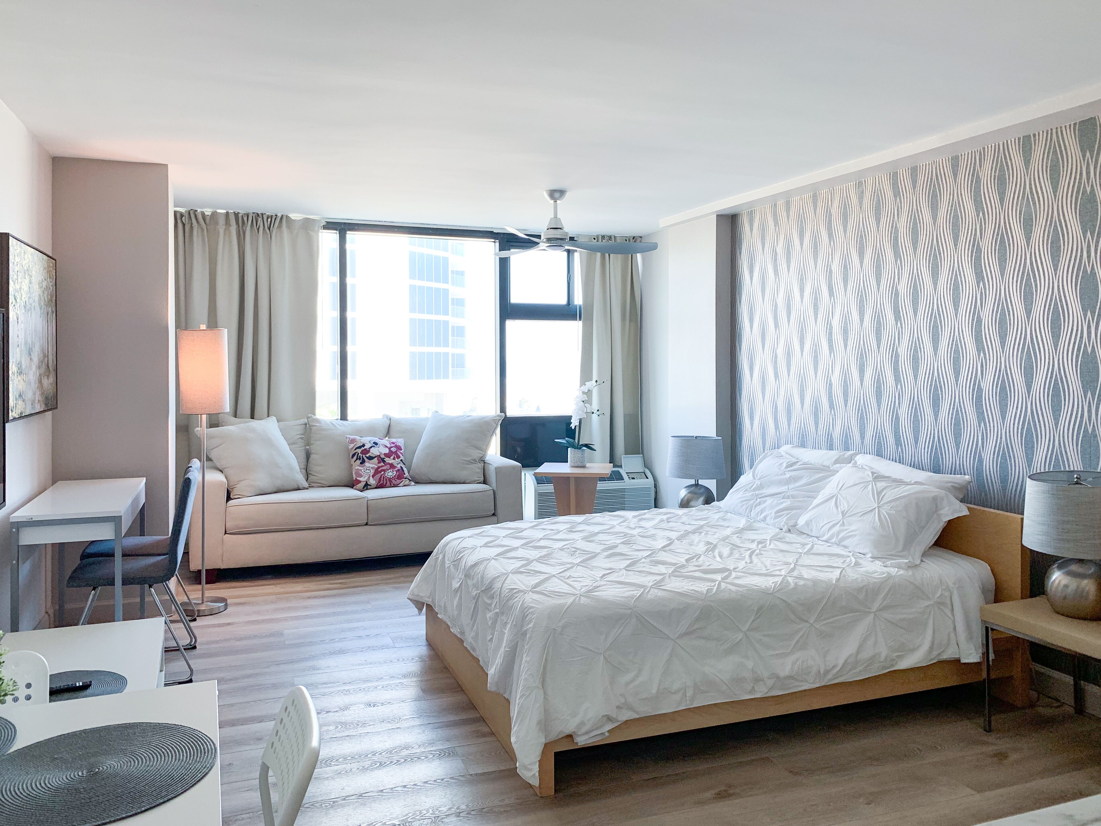 1 chambre, bureau, Wi-Fi gratuit, draps fournis