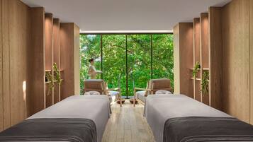Couples treatment room(s), body treatments, hot stone massages
