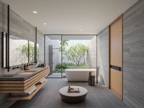 Two Bedroom Beach Pool Villa | Badezimmer