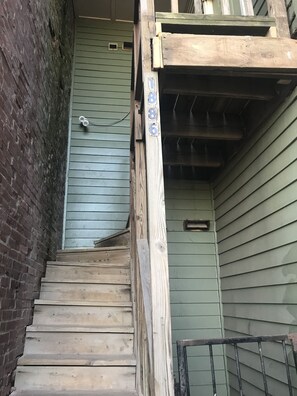 Exterior detail - Second Floor Apartment 1 block from Lafayette Park (St. Louis)