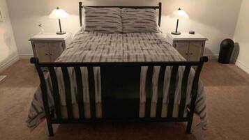 Blackout curtains, iron/ironing board, free WiFi