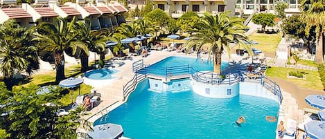 Indoor pool, outdoor pool