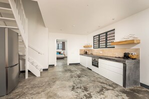 Luxury Apartment | Private kitchen | Full-size fridge, oven, dishwasher, espresso maker