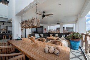 Deluxe Penthouse | Terrace/patio - Bloozz resort Bonaire (Kralendijk)