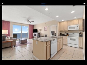 Fridge, microwave, oven, stovetop - BEACHFRONT 2BR/2bath condo! Walkable to restaurants and shopping. (Panama City Beach)