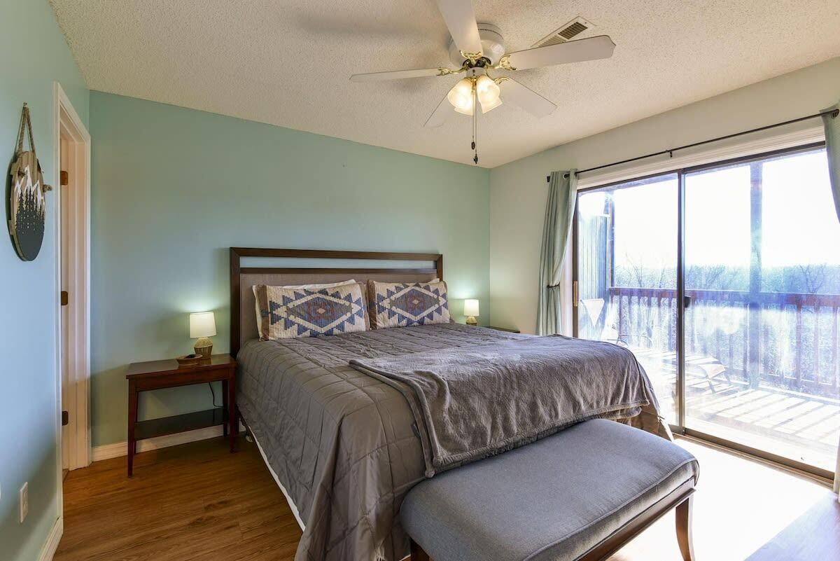 2 bedrooms, iron/ironing board, travel crib, WiFi