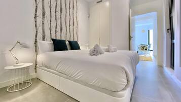 2 habitaciones, tabla de planchar con plancha, internet y ropa de cama