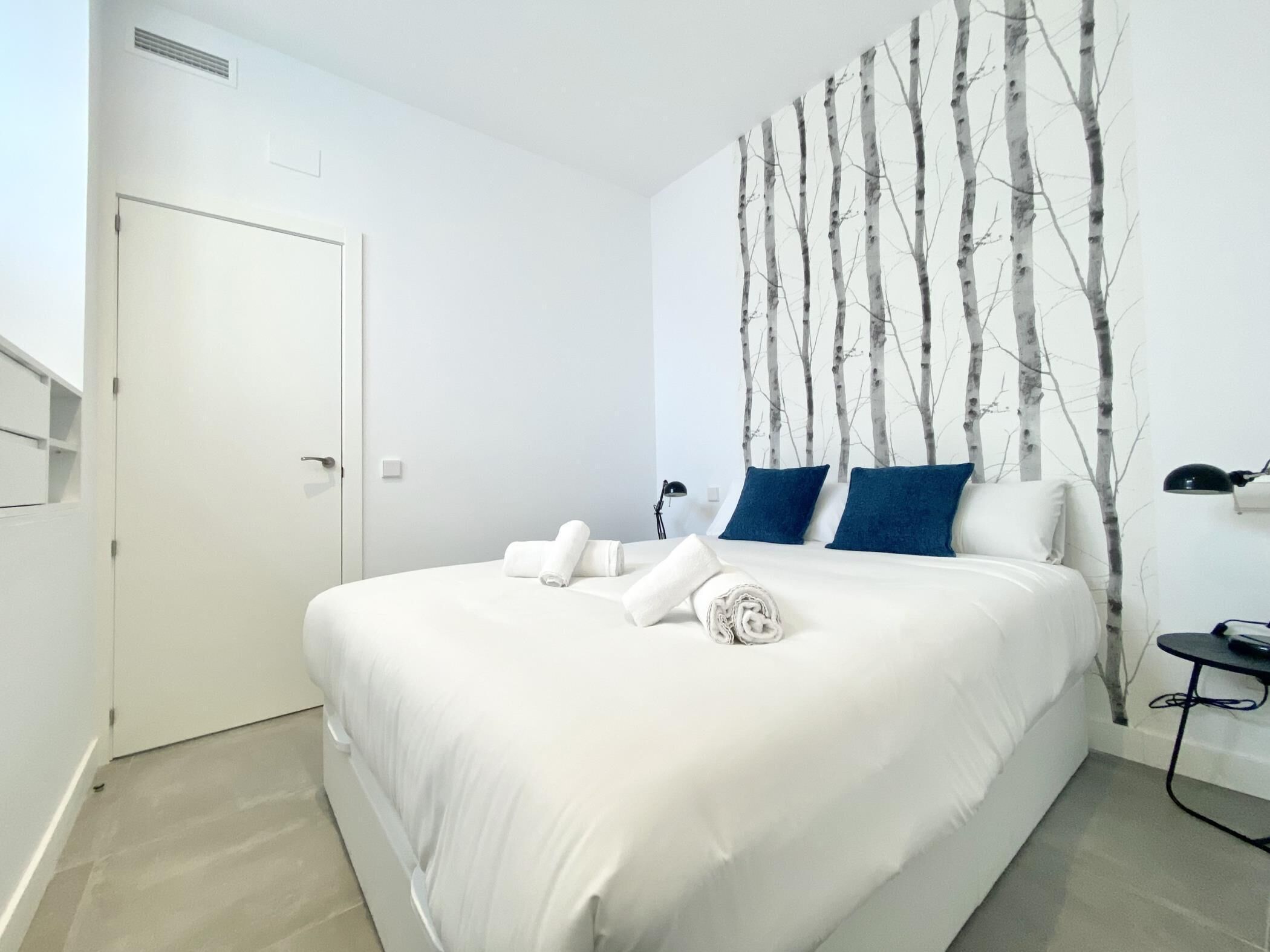 2 bedrooms, iron/ironing board, internet, bed sheets