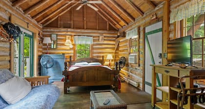 Rustic Log Cabin! Romantic, Cozy, Quiet!