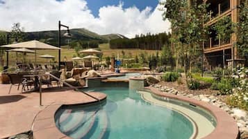 Indoor pool, outdoor pool
