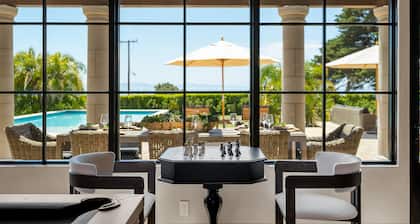 Oceanfront Island View Gated Santa Barbara Villa