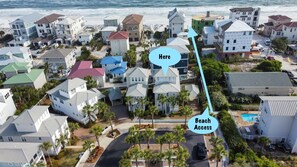Exterior - Location! Location! Location!  150 steps to the beach! (Miramar Beach)