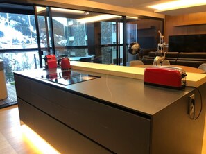 Private kitchen - Spectacular High Quality Apartment Facing the Grandvalira Ski Slopes (El Tarter)