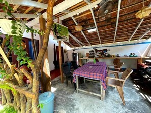 Villa, Multiple Bedrooms, Accessible, Balcony | Outdoor dining - 100 Step Beach White House (Weligama)