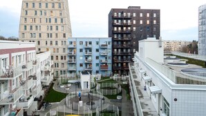 Appartement, 1 slaapkamer, balkon, uitzicht op tuin | Uitzicht vanuit accommodatie