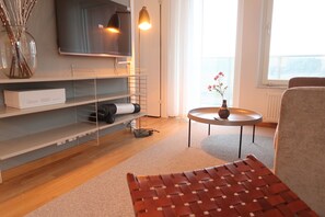 Lägenhet - 1 sovrum - balkong - utsikt mot trädgården | Rumsbekvämlighet
