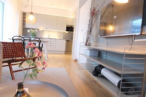 Apartment, 1 Bedroom, Balcony, Garden View | Interior - Luxury Business Apartment up to 3 People By City Living - Umami (Sundbyberg)