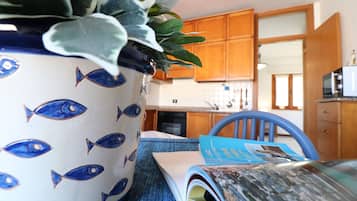 Casa, 1 camera da letto, balcone, vista città | Cucina privata