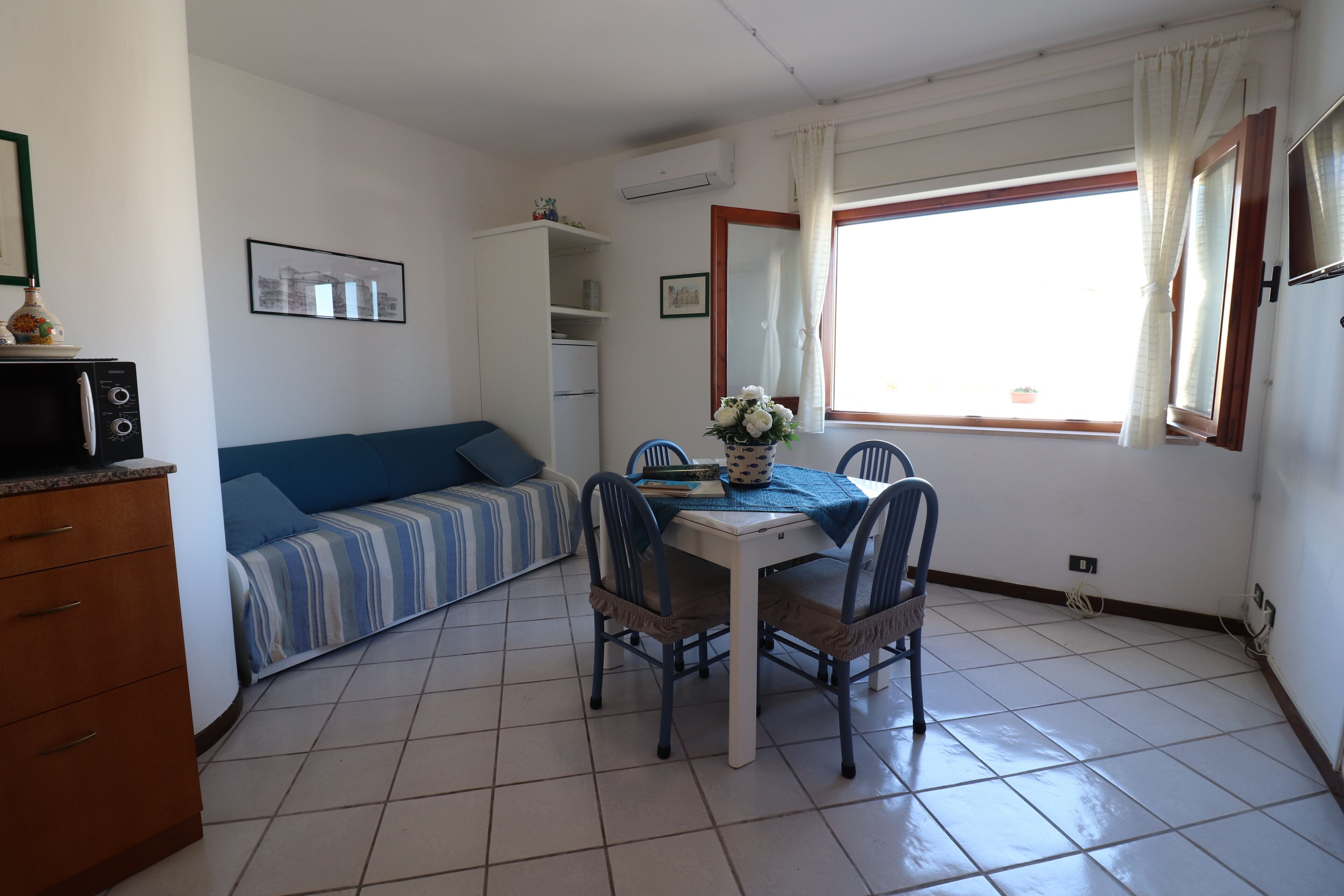 Maison, 1 chambre, balcon, vue ville | Coin séjour