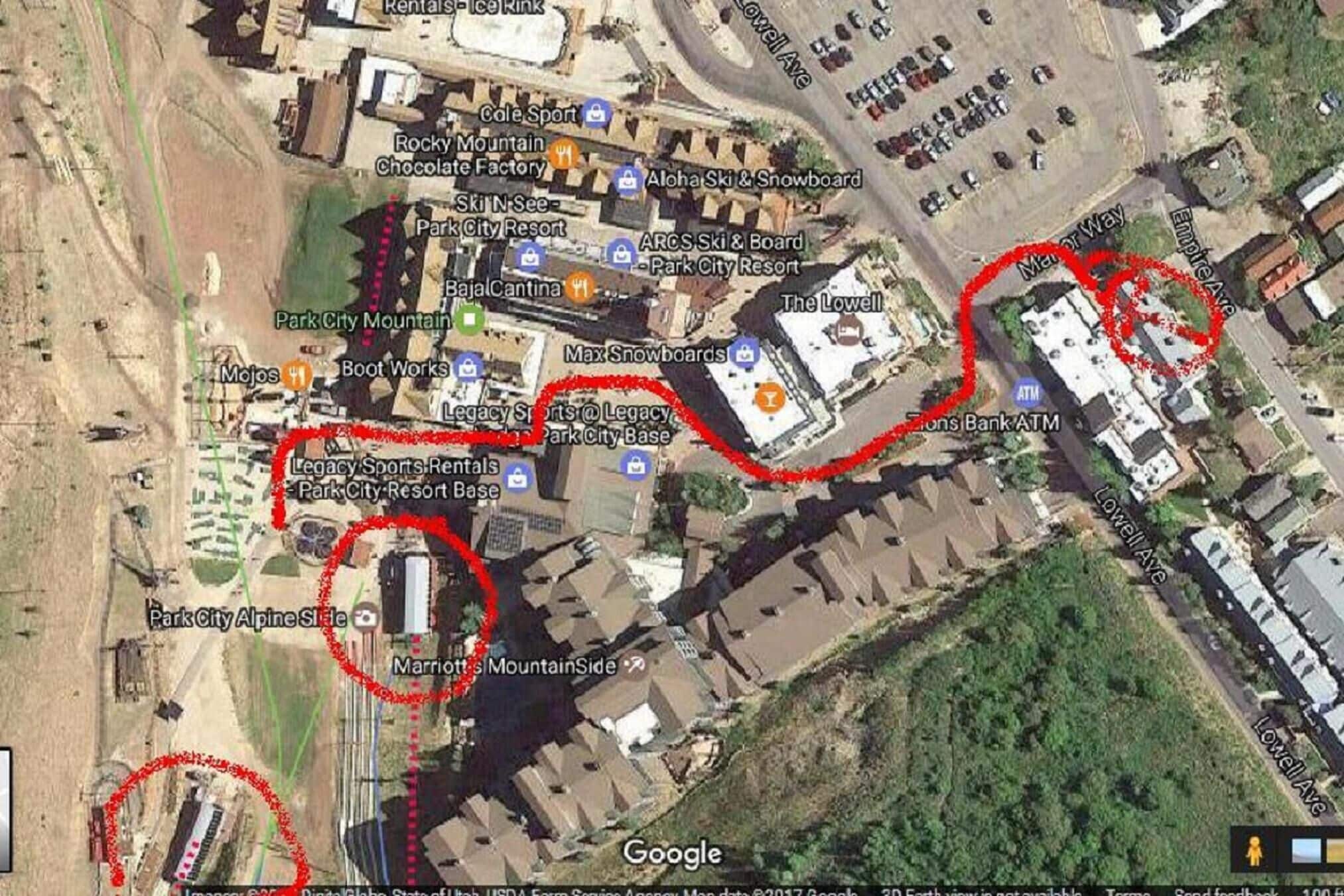 Mapa de la propiedad