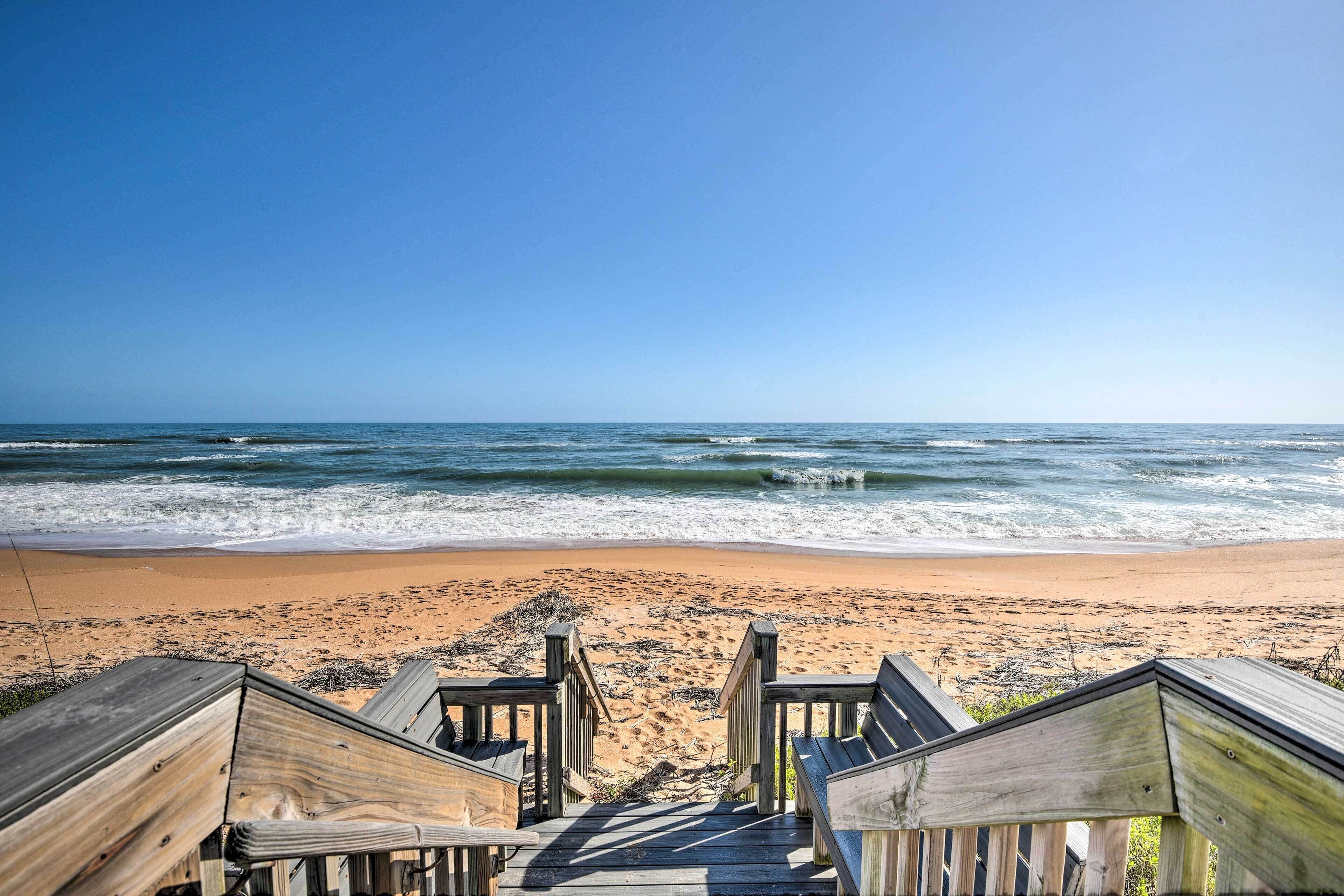 Accommodatie ligt op het strand