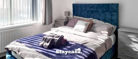 4 soveværelser, skrivebord, strygejern/strygebræt, gratis Wi-Fi