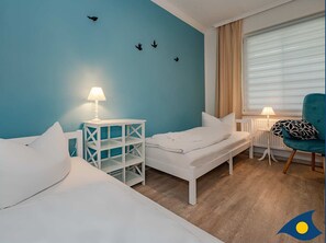 2 quartos, cofres nos quartos, Wi-Fi, roupa de cama
