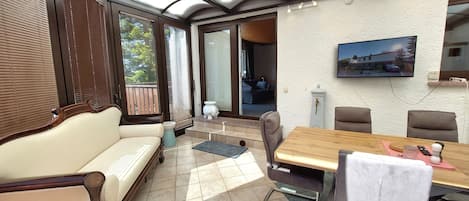 Télévision, cheminée