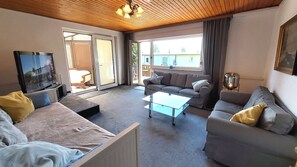 Fernseher, Kamin