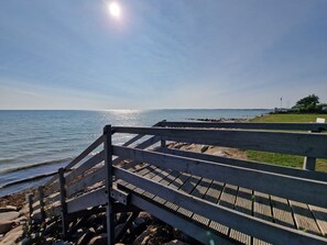 Accommodatie ligt op het strand