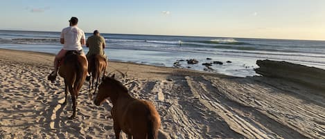 Una spiaggia nelle vicinanze